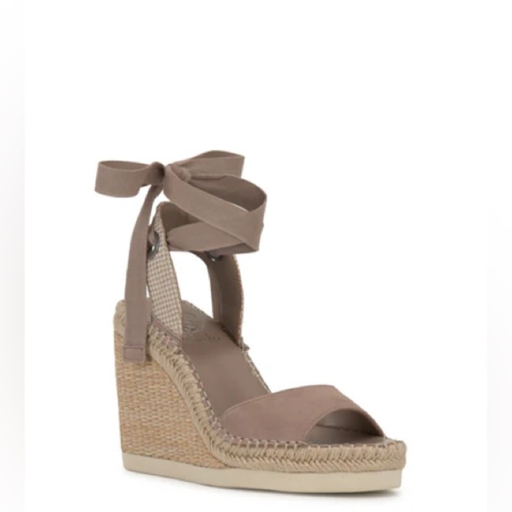 Women’s Vince Camuto Nude Taupe Bendsen Espadrille Wedges